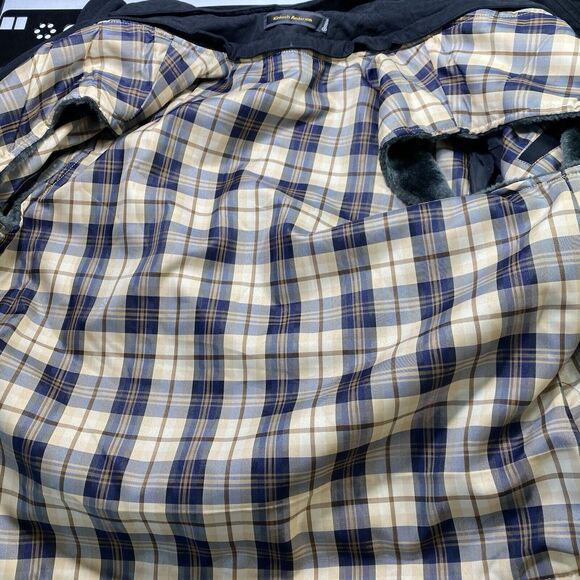 KINLOCH ANDERSON Men's Size Medium Full Zip Lined Utility Jacket Polyester - Picture 12 of 15